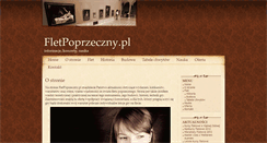 Desktop Screenshot of fletpoprzeczny.pl