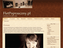 Tablet Screenshot of fletpoprzeczny.pl